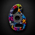Graffiti Hook Spinner Keychain