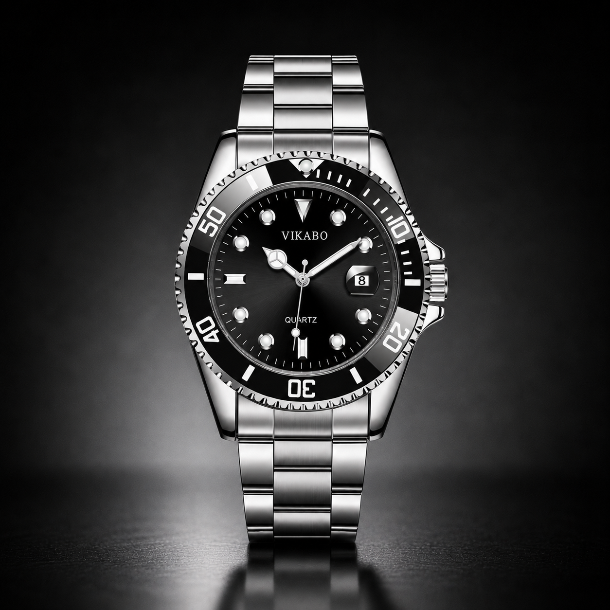 Shadow Tide – Stainless Steel Diver Watch