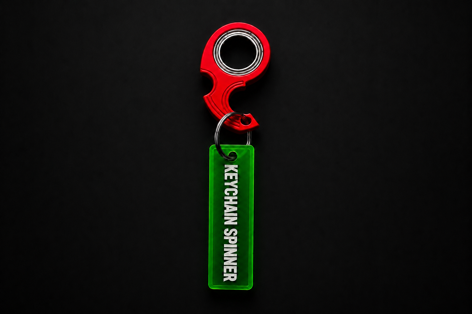 key spinner red