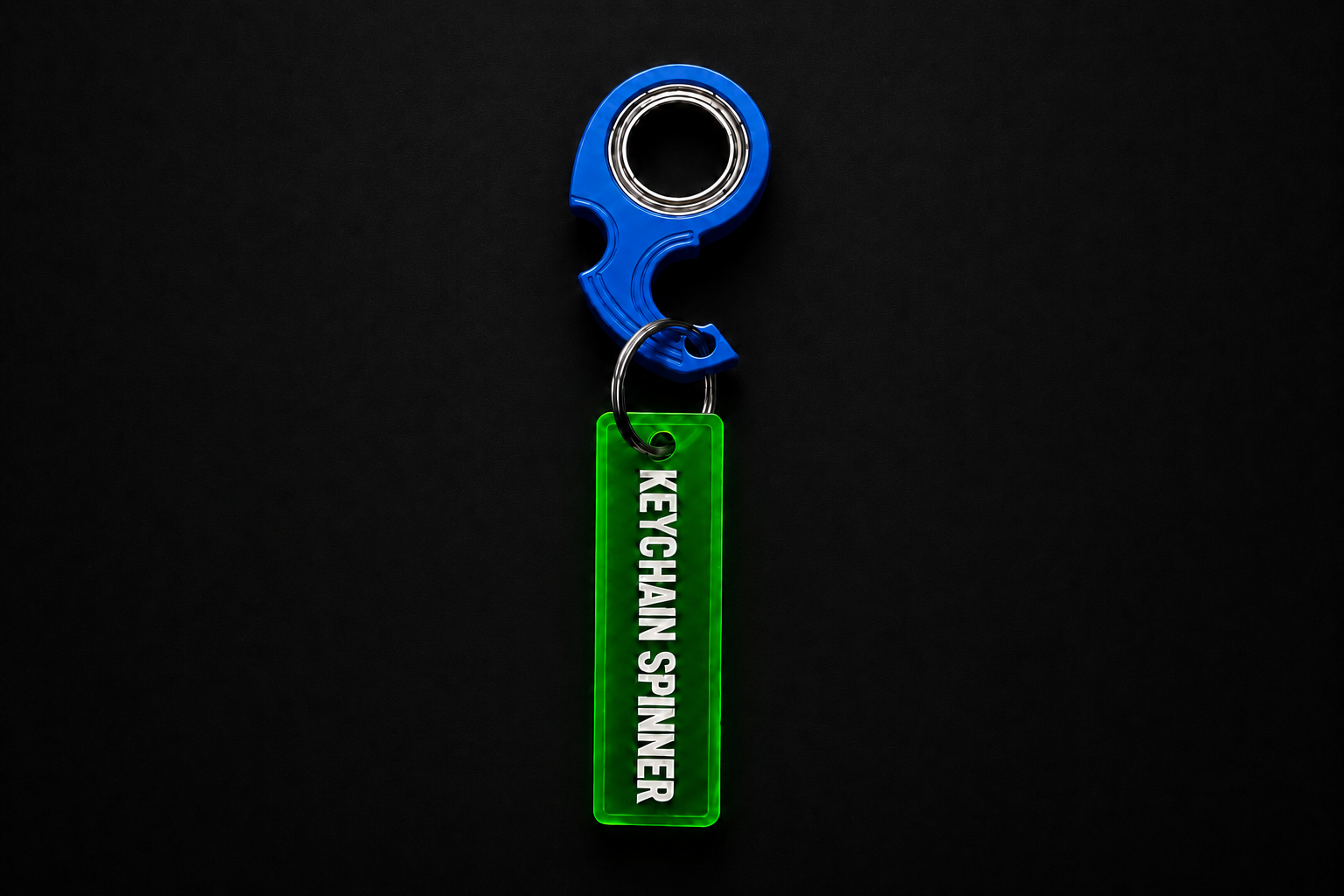 key spinner blue