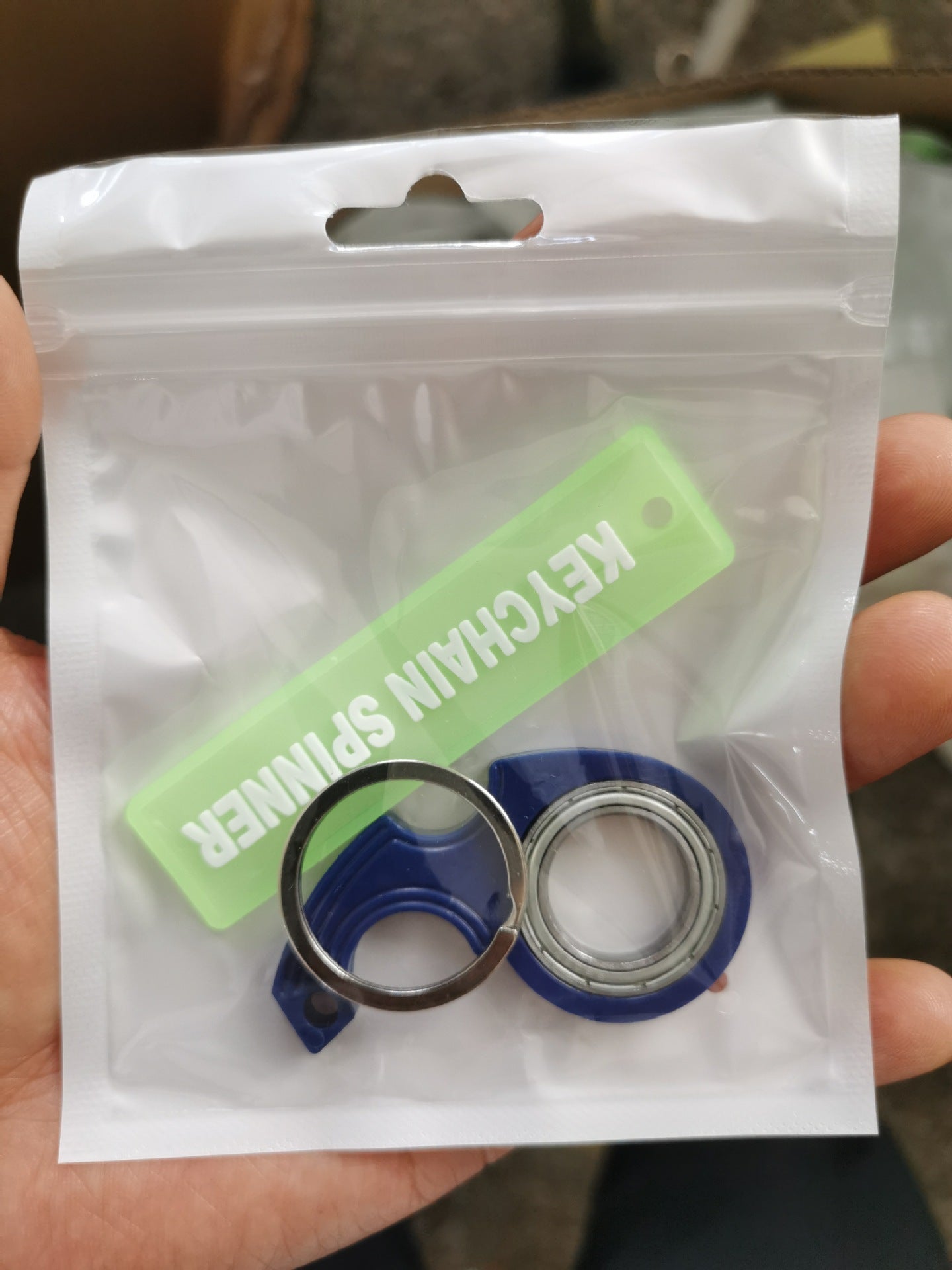 key spinner blue !